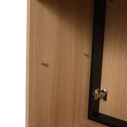 Bathroom Vanity Base With Storage Cabinet, Engineering Wood - Oak