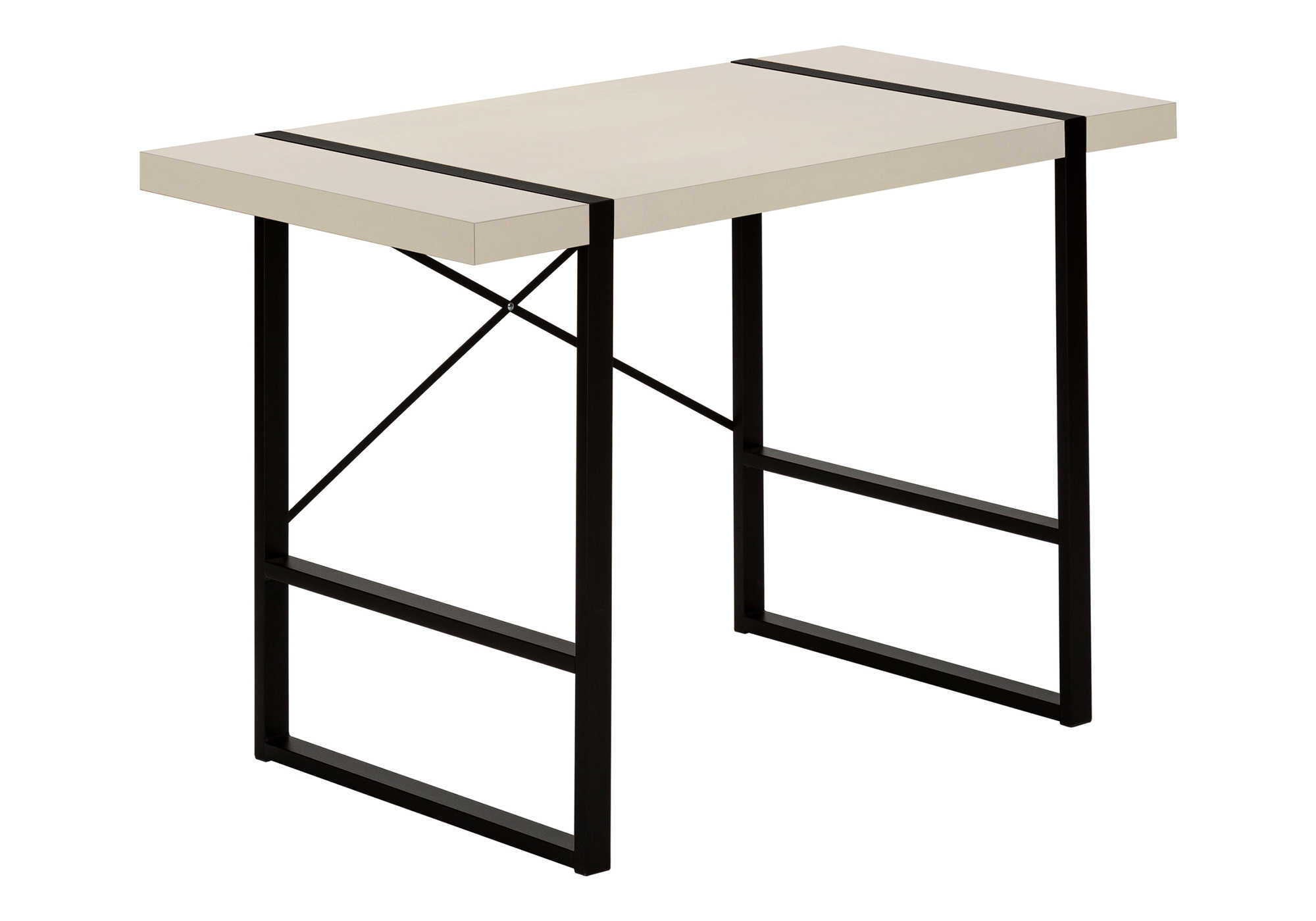 Computer Desk For Home Office, Laptop, Contemporary, Versatile Placement - Taupe