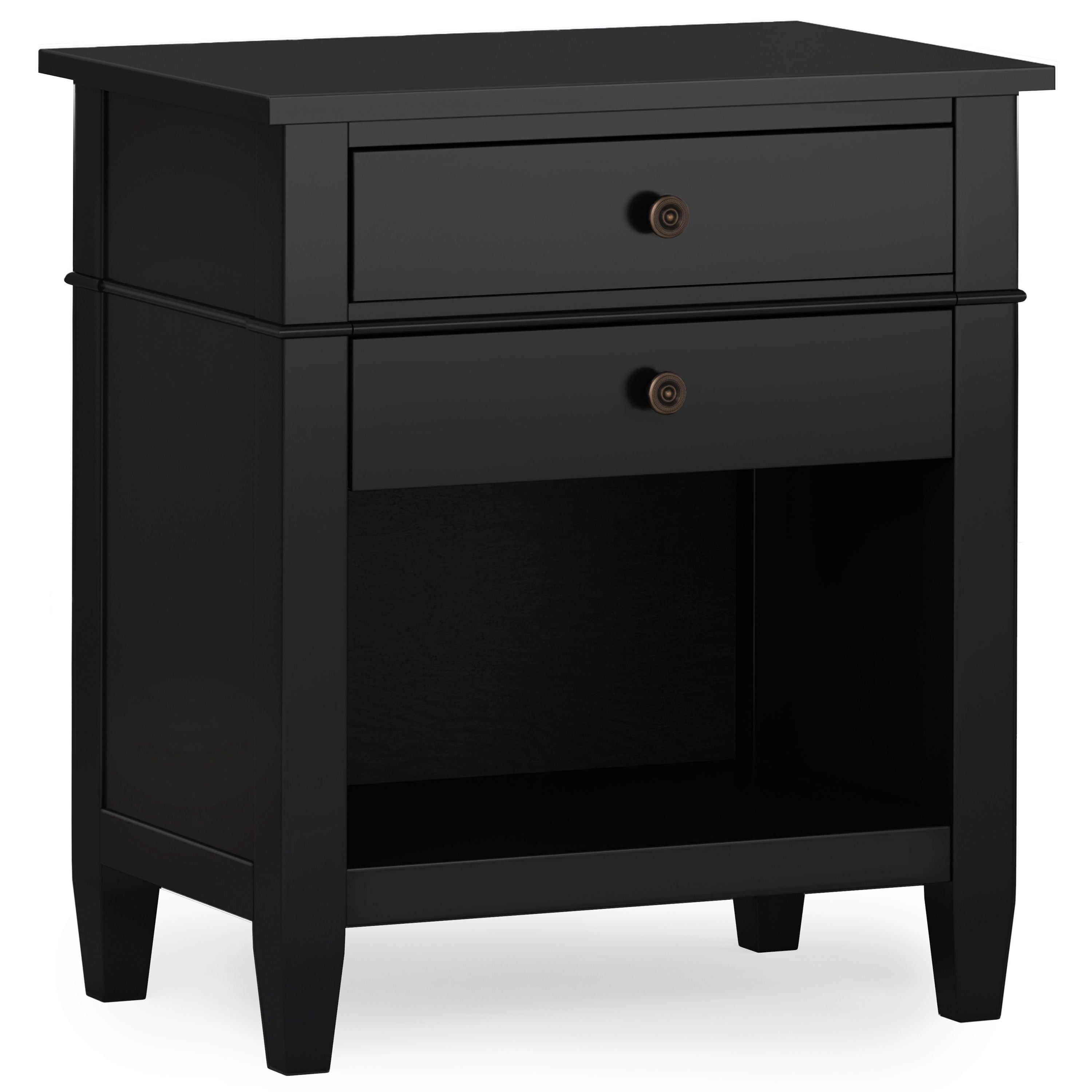 Carlton - Bedside Table - Black
