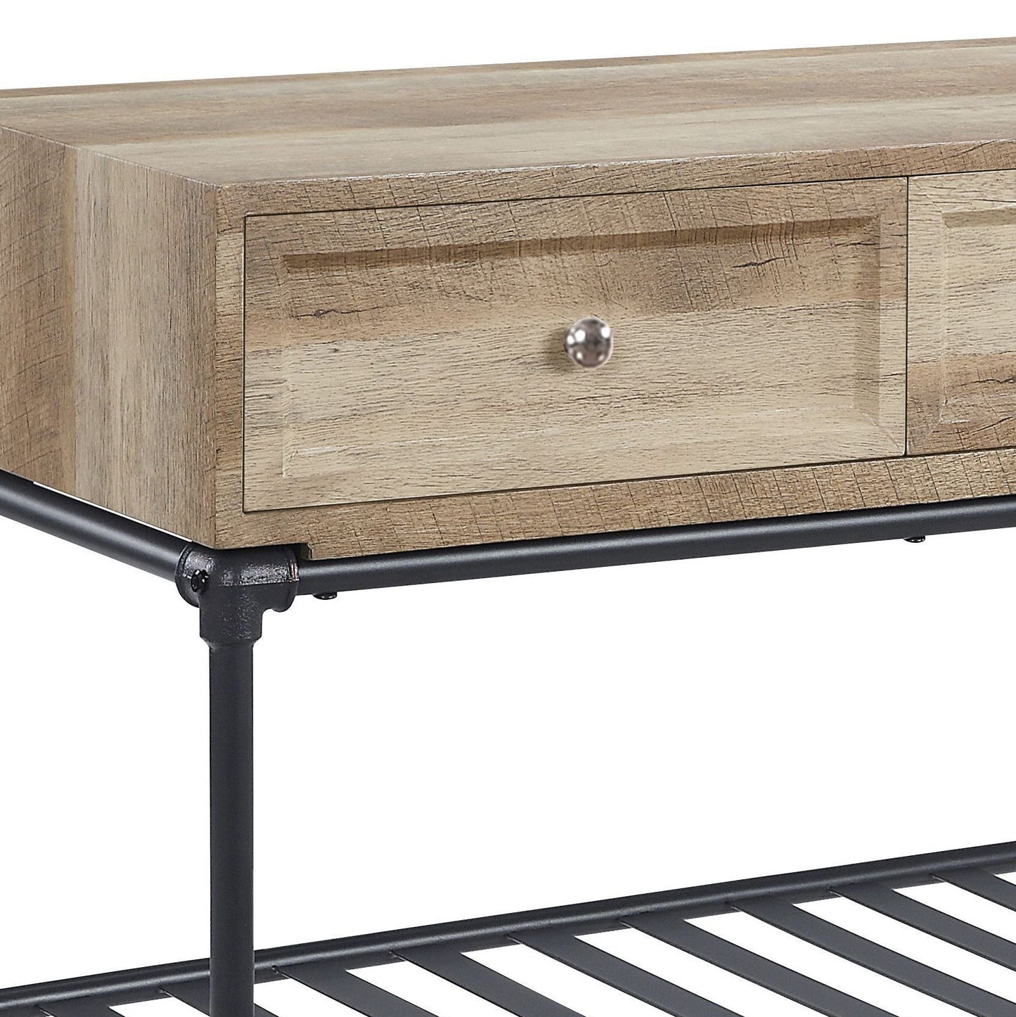 Brantley - Sofa Table - Oak / Sandy Gray