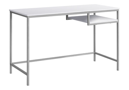 Computer Desk For Home Office, Laptop, Versatile Placement - White