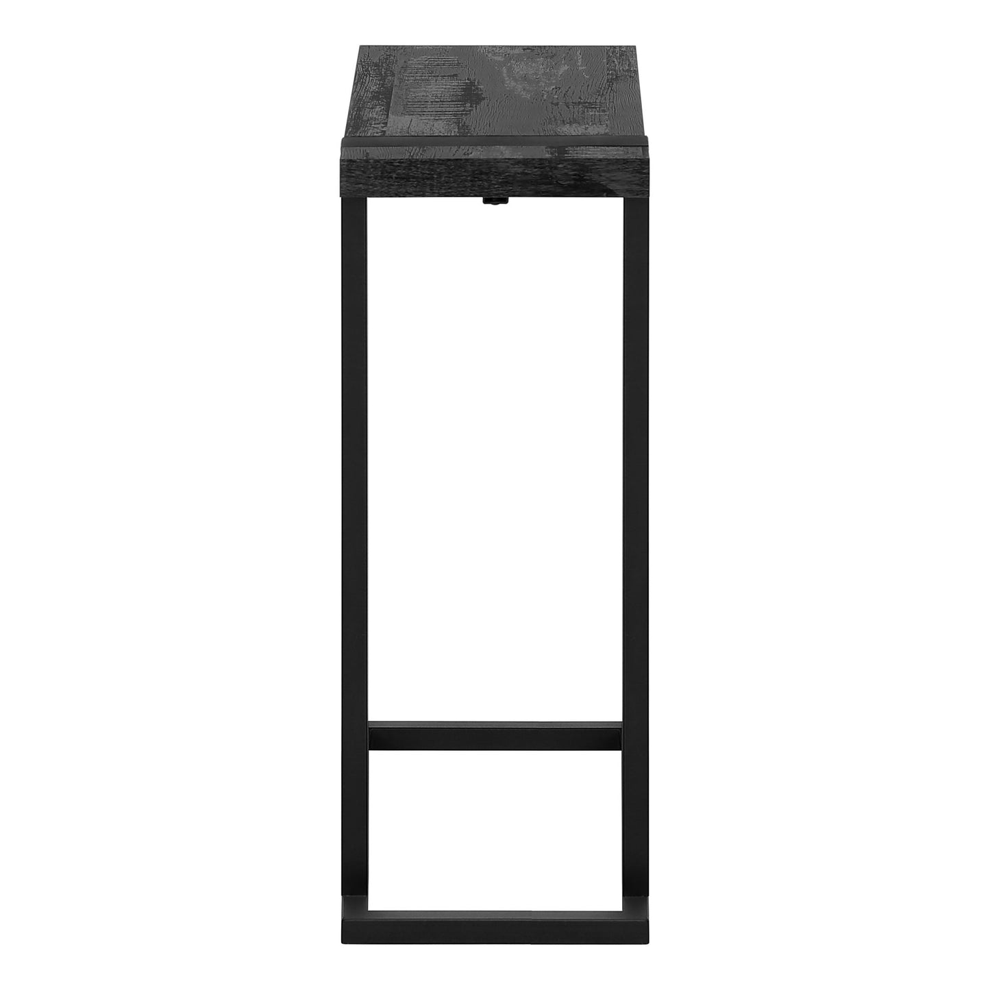 Accent Table, C - Shaped, Contemporary, Versatile Use - Black