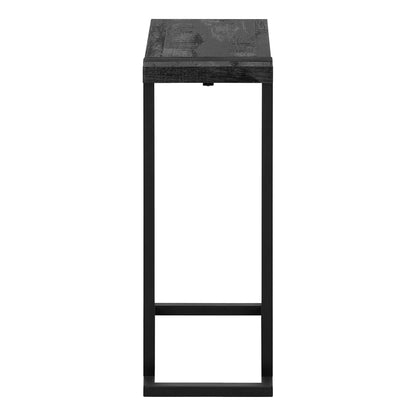 Accent Table, C - Shaped, Contemporary, Versatile Use - Black