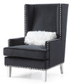 Elegant Traditional Accent Chair - Black
