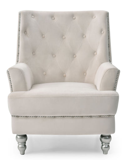 Elegant Armchair For Cozy Spaces - Ivory
