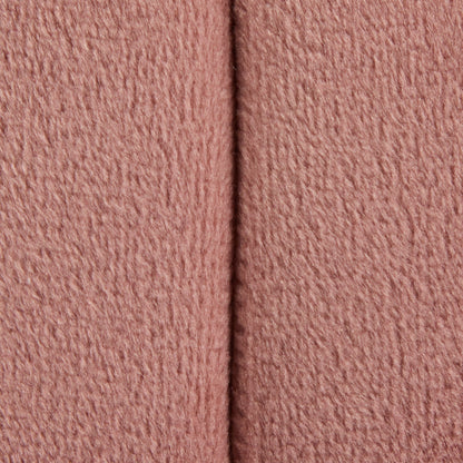 Braided - Round Ottoman - Blush Pink - Velvet