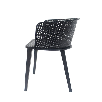 Milan - Outdoor Dining Chair (Set of 2) - Black