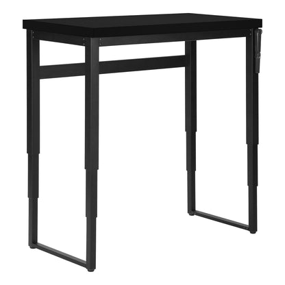 Computer Desk, Home Office, Standing, Adjustable, Laptop, Contemporary - Black