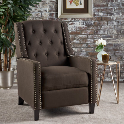 Classic Push Back Chair - Coffee