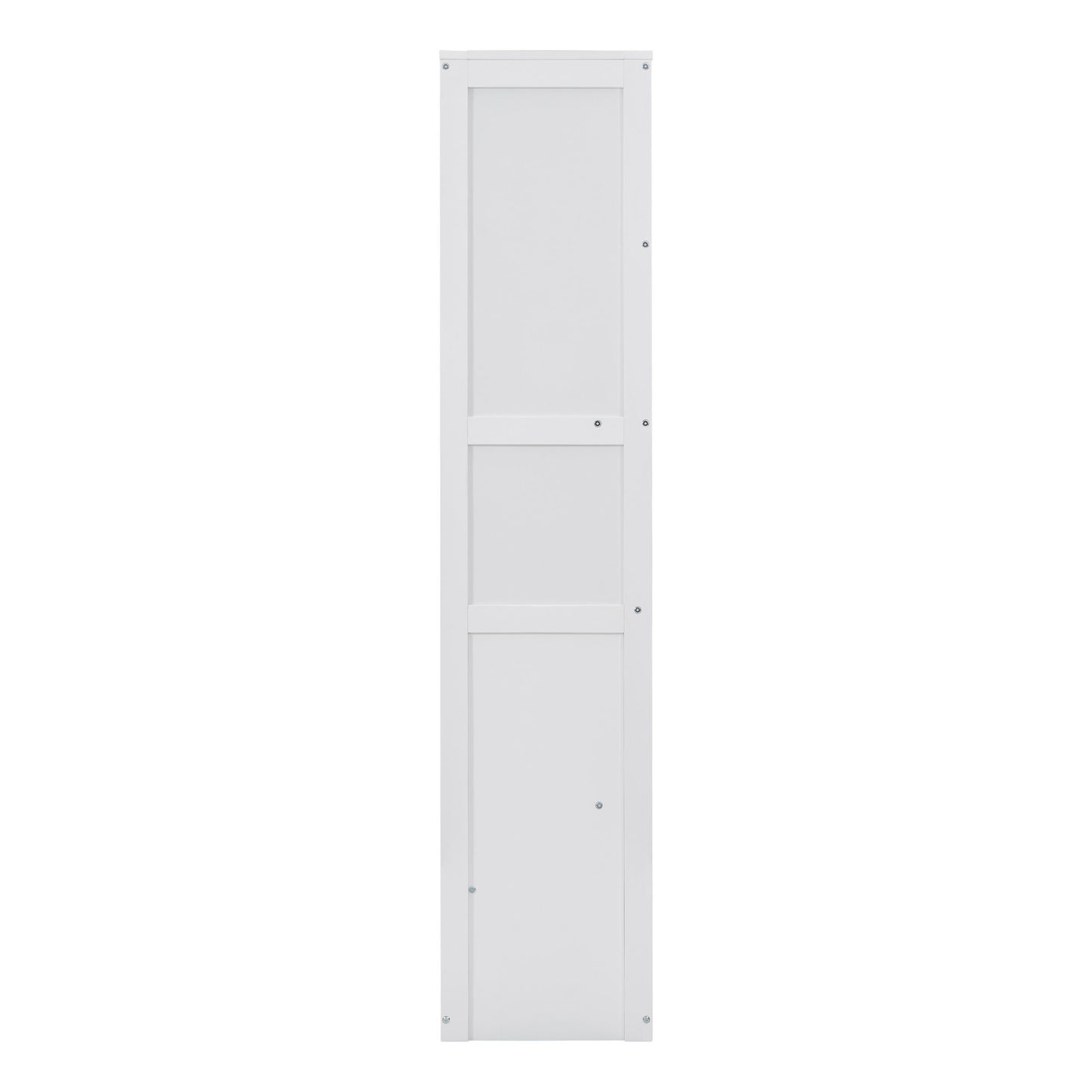Full Size Murphy Classic Wall Bed With Shelves - White