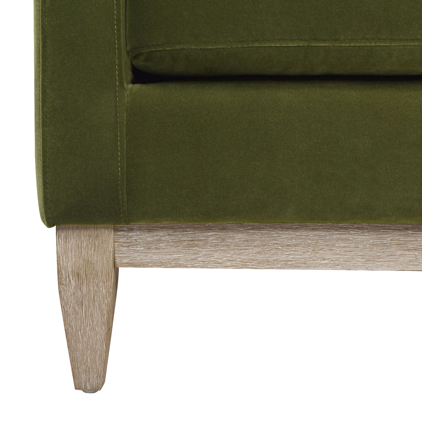 Knox - Modern Farmhouse Reversible Chaise Sectional Sofa - Green
