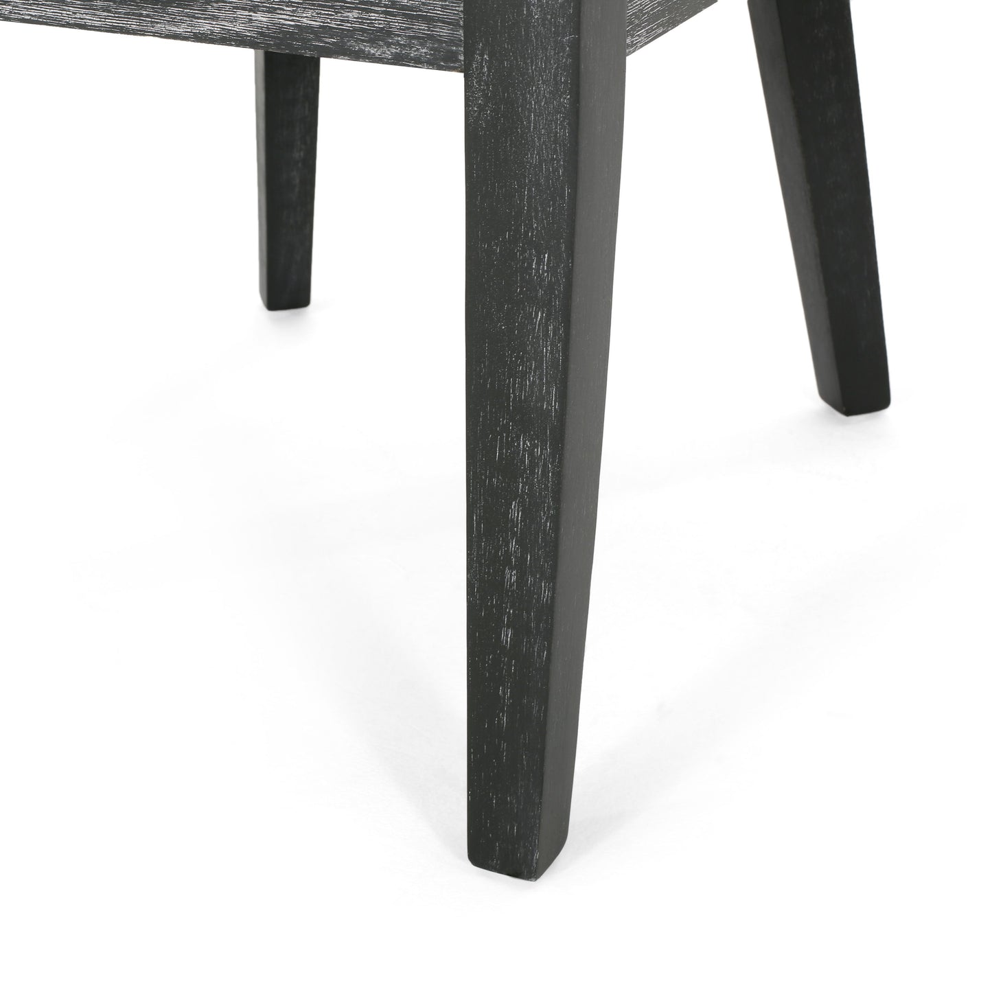 Modern Dining Chair With Durable Fabric Upholstery And Sturdy Wooden Frame (Set of 2) - Light Gray