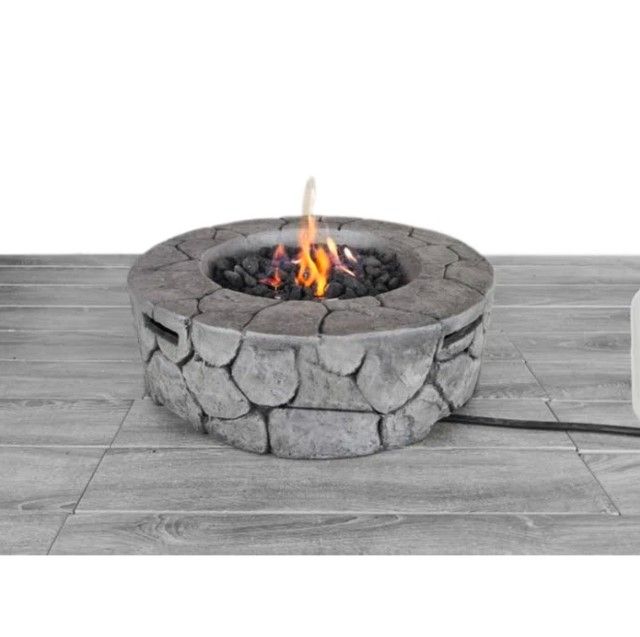 Reinforced - Outdoor Fire Pit - Stone Gray