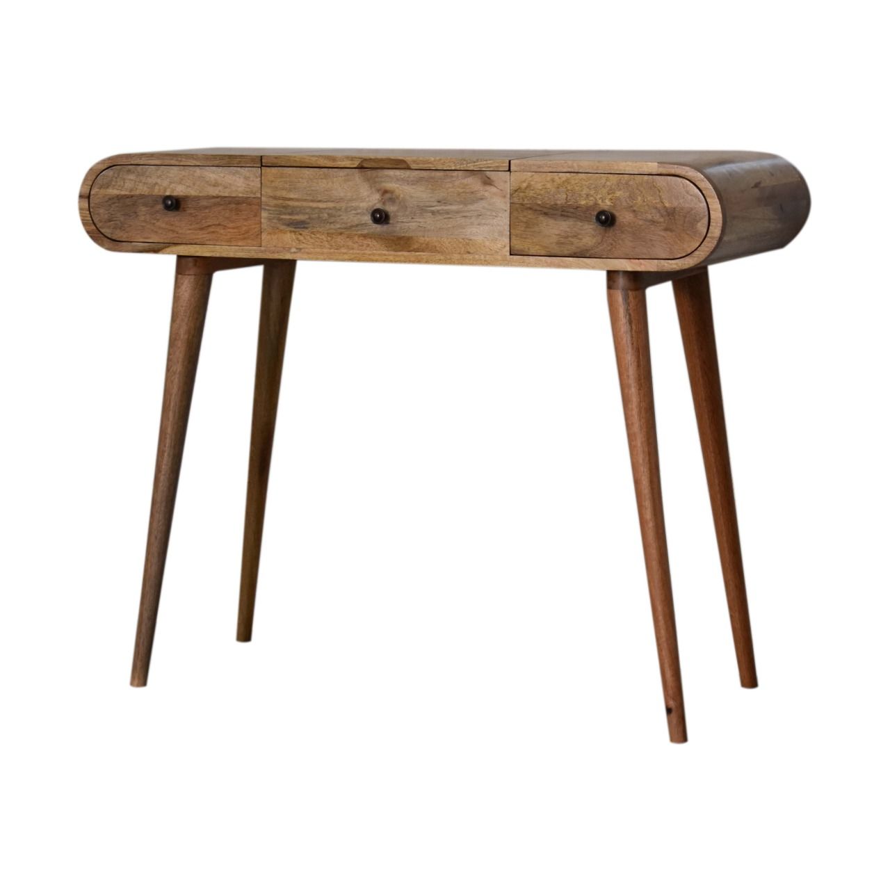 Round Dressing Table - Oak