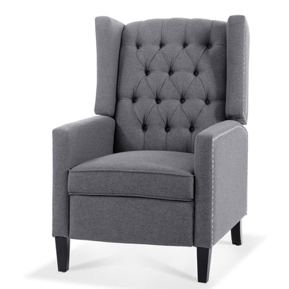 Manual Wing Chair Recliner - Gray