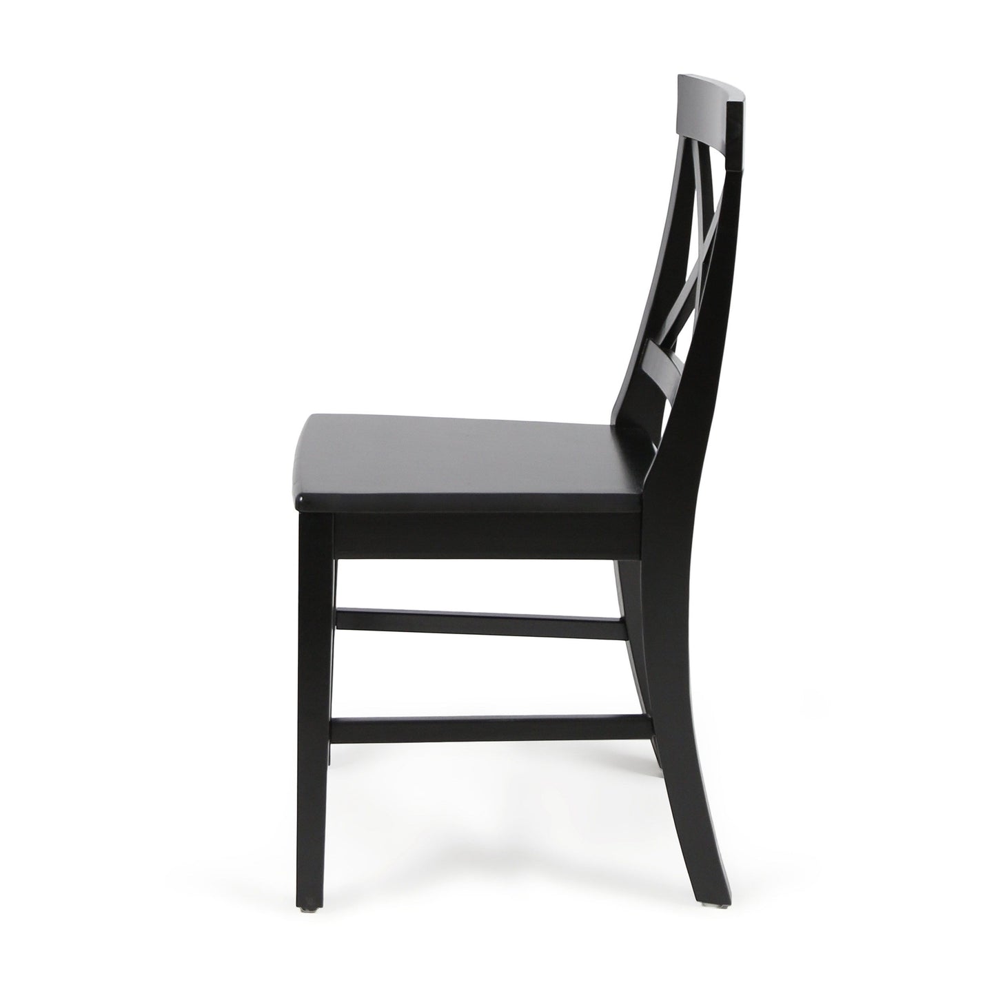 Plethora - Dining Chair With X Shaped Back (Set of 2) - Black