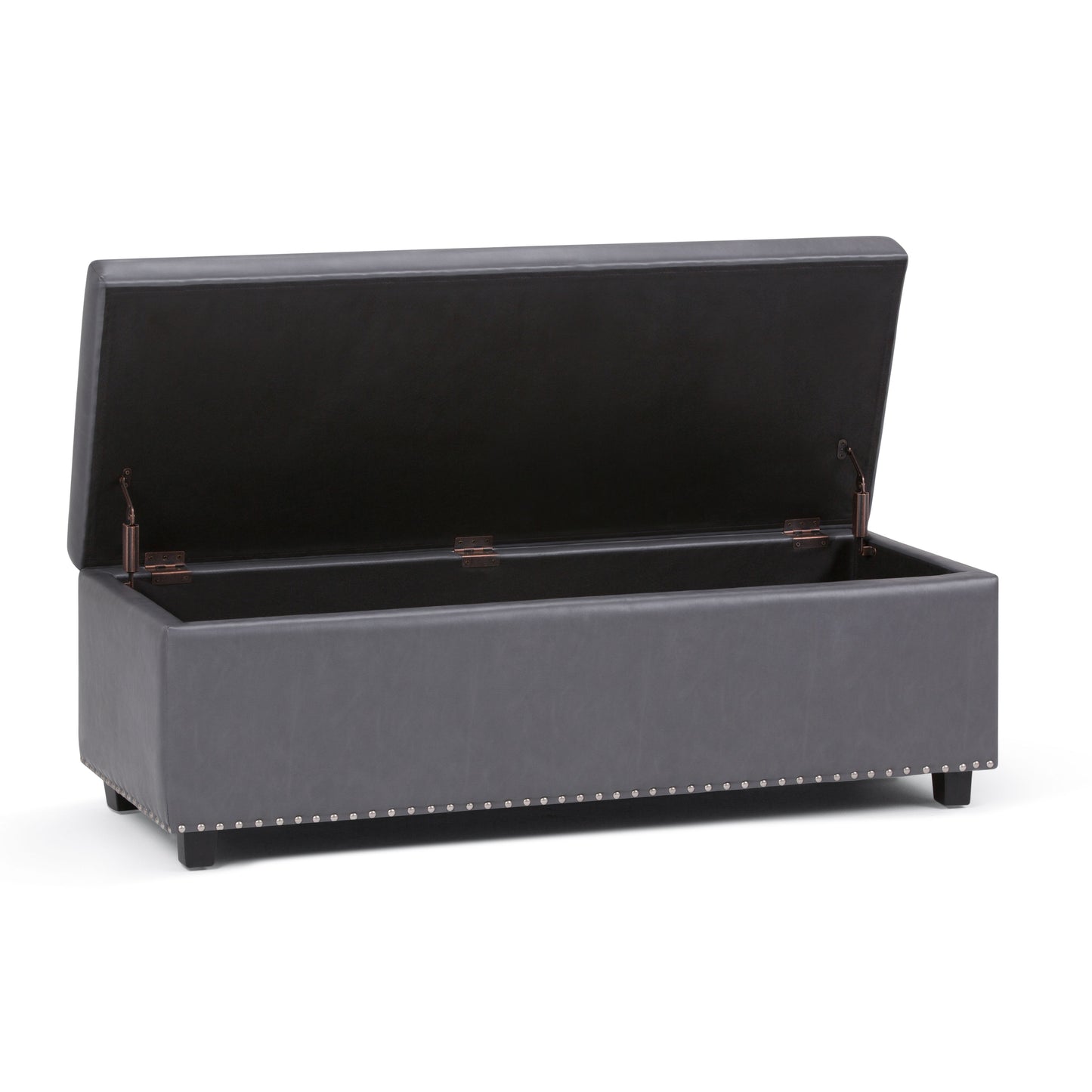 Hamilton - Storage Ottoman - Stone Gray