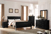 Louis Philippe - 2 Piece Eastern King Bedroom Set - Black