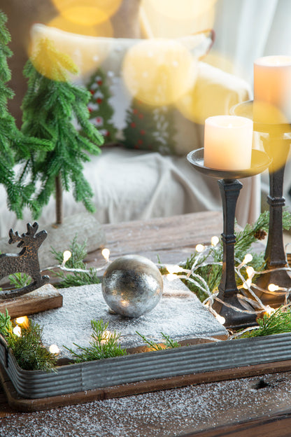 Christmas Ball Ornaments, Wood Decorative Hanging Ball Christmas Tree Ornaments For Holiday Party Decorations (Set of 4) - Brown