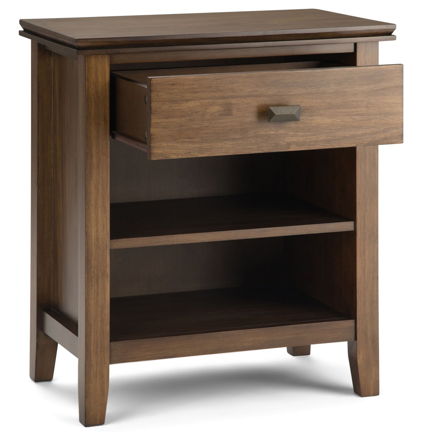 Artisan - Bedside Table - Rustic Natural Aged Brown