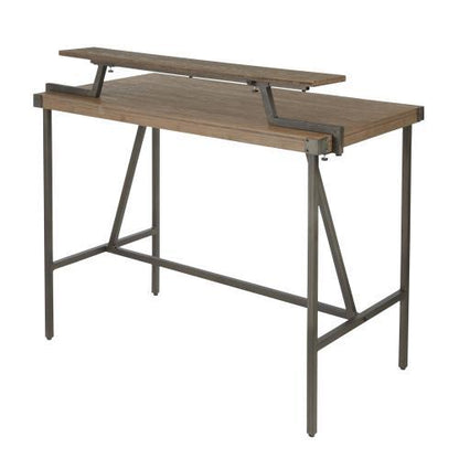 Gia - Industrial Counter Table - Brown