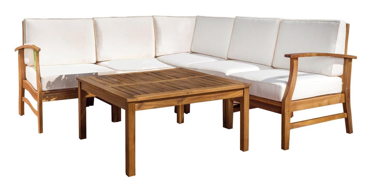 Perla - 6 Pieces Sofa Set - Cream