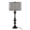 Topaz - Contemporary Table Lamp - Oil Rubbed Bronze / Clear Crystal