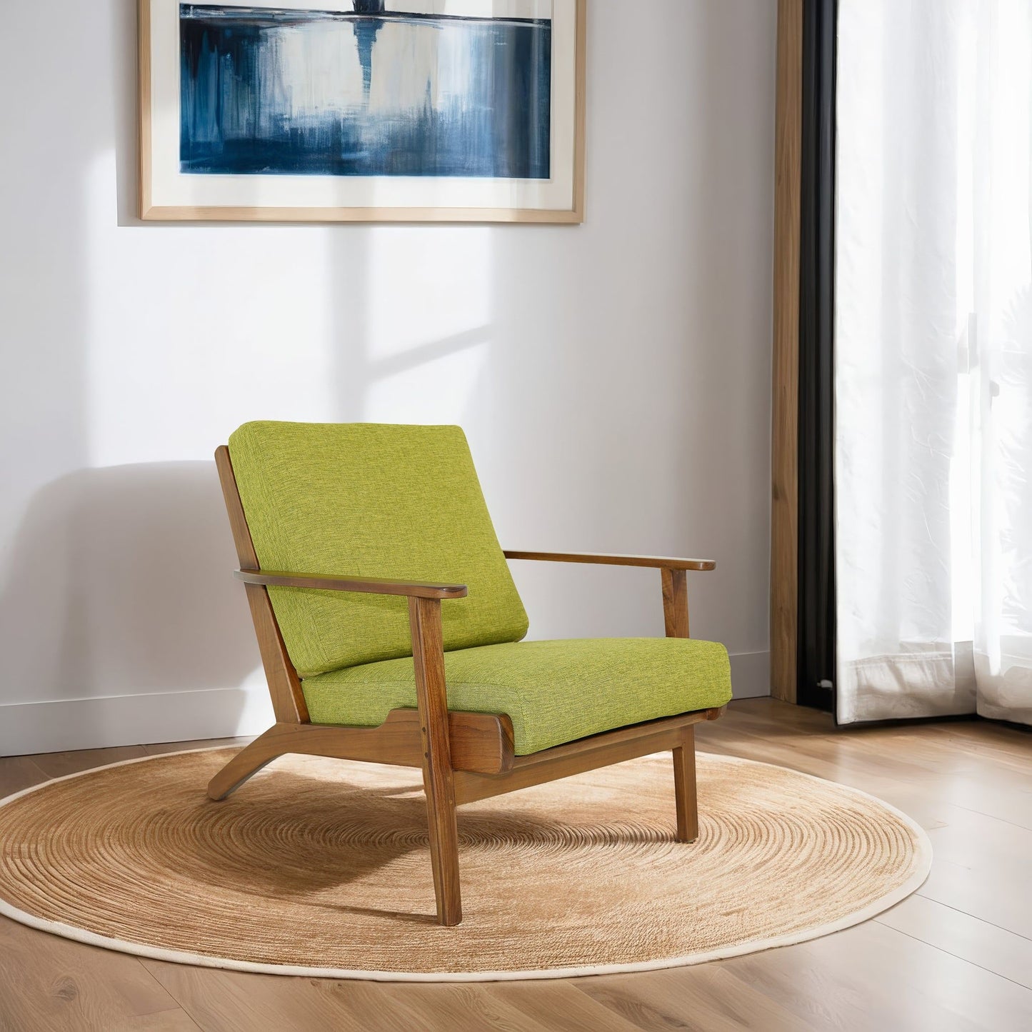 Connor - Lounge Chair - Pistachio Green
