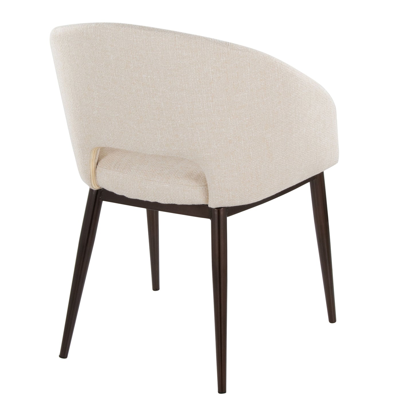 Renee - Contemporary Chair - Copper / Cream
