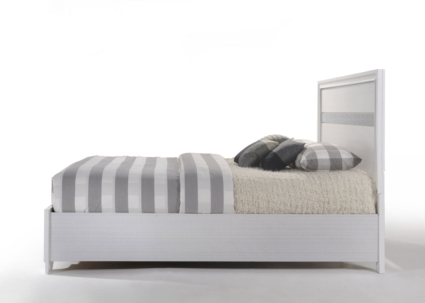 Naima - Queen Bed With Storage - White