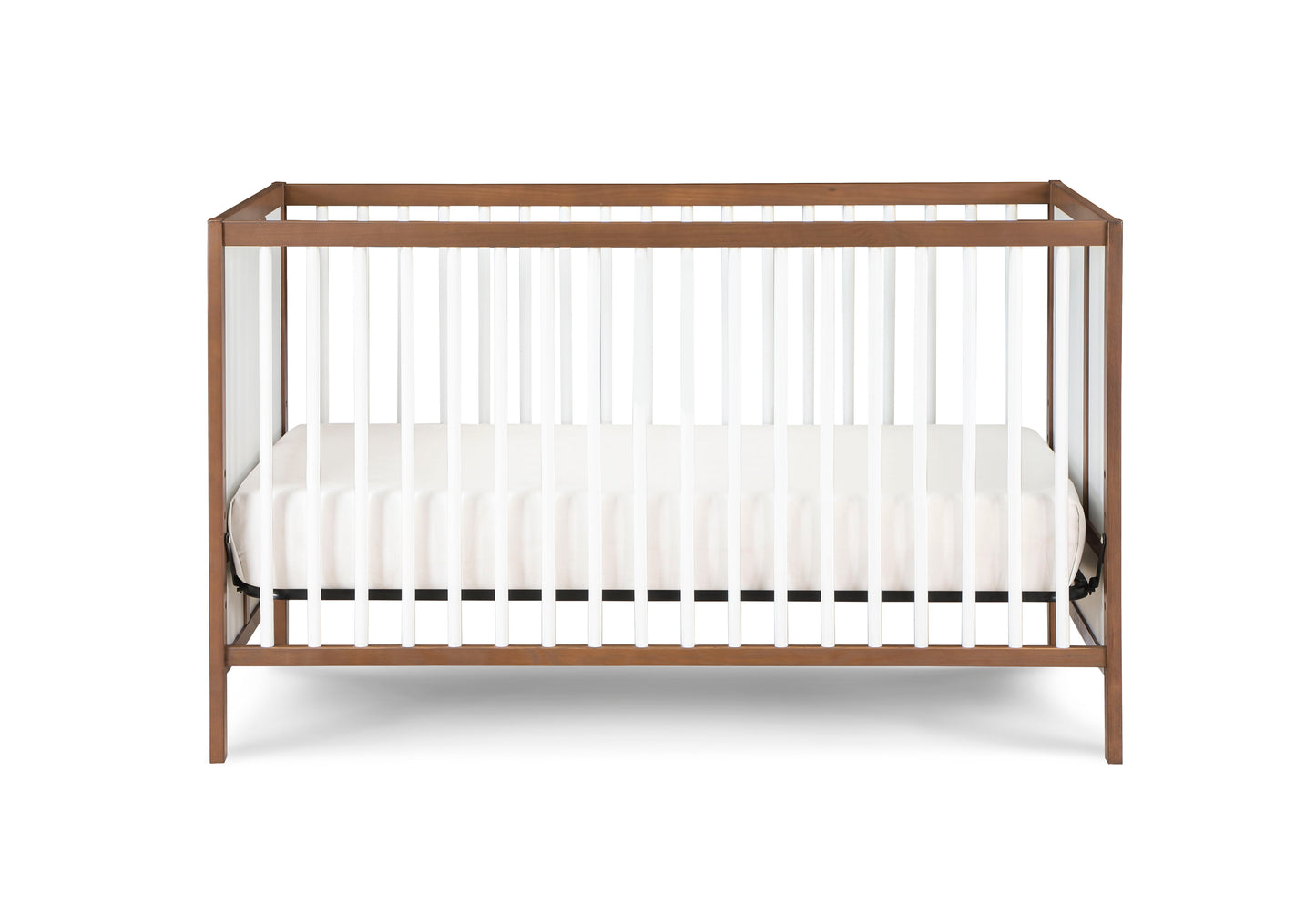 Pixie Finn - 3 In 1 Crib - Walnut / White