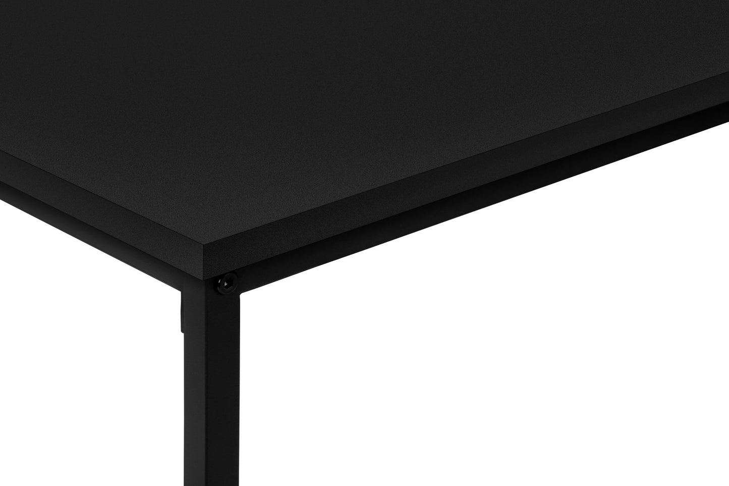 Table Set, Coffee, End, Contemporary, Modern (Set of 3) - Black