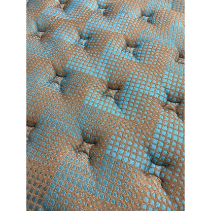 Comfort Care - 12" King Size Hybrid Euro Top Mattress, Plush Comfort - Gray / Blue