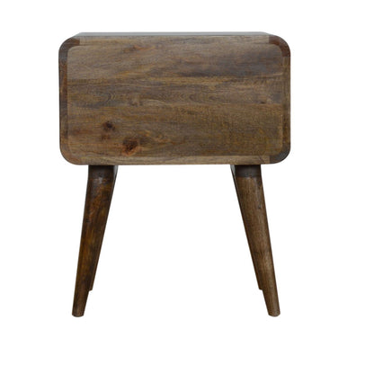 Curved Classic ed Nightstand - Gray Wash