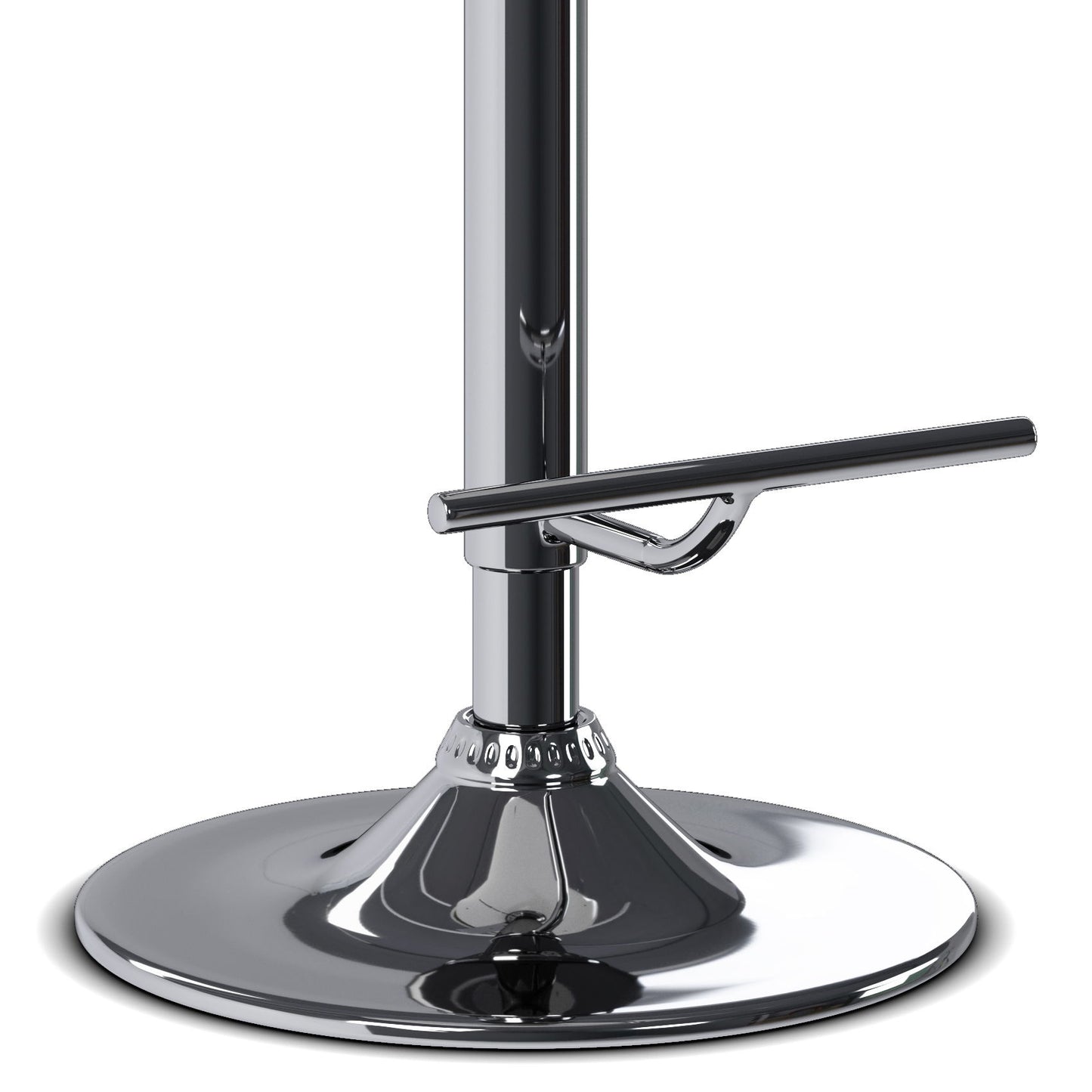 Marana - Bentwood Adjustable Swivel Bar Stool - Light Gray
