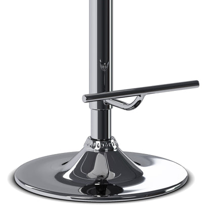 Marana - Bentwood Adjustable Swivel Bar Stool - Light Gray