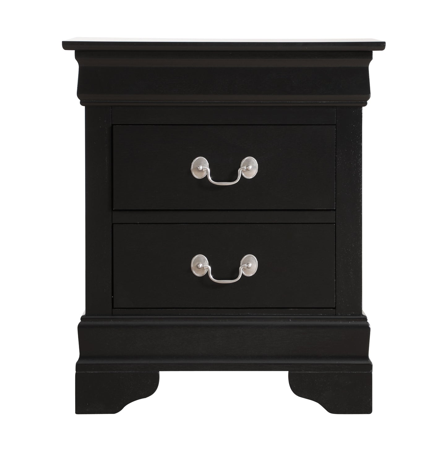 Louis Phillipe - Elegant Nightstand - Black