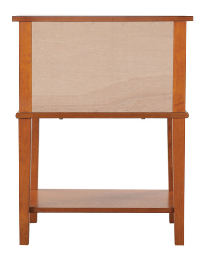 Vibrant Contemporary Nightstand - Oak