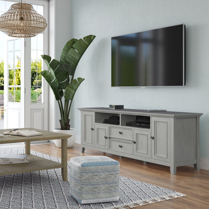 Amherst - Wide TV Media Stand - Fog Gray