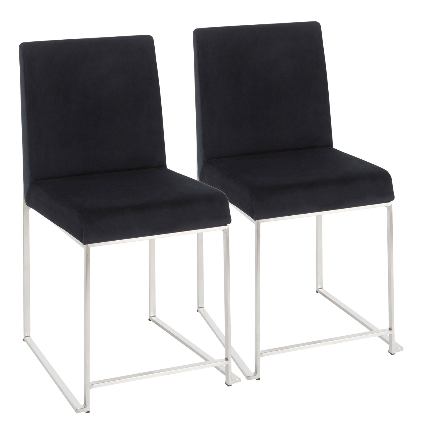 Fuji - High Back Dining Chair (Set of 2) - Black
