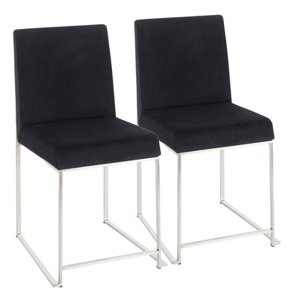 Fuji - High Back Dining Chair (Set of 2) - Black