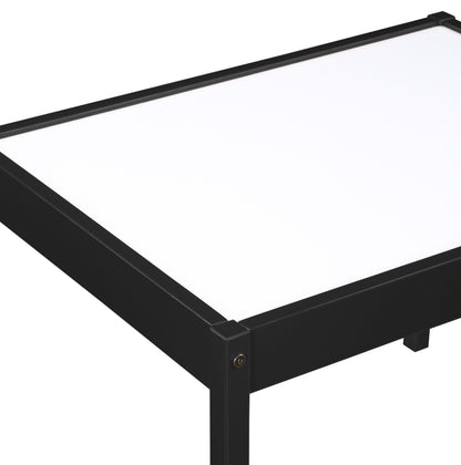 Gibson - 3-Piece Dry Erase Kids Table & Two Chair Set - Black