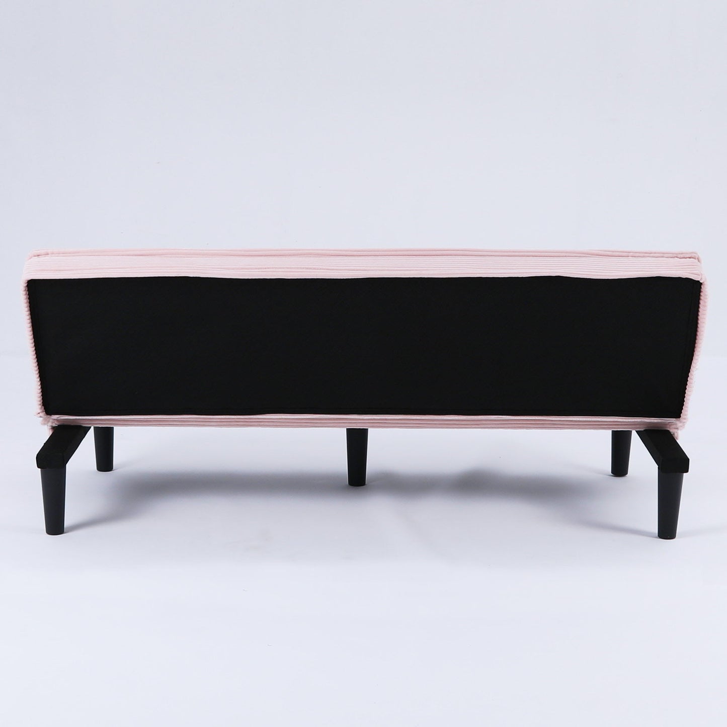 Modern Sofa Bed - Black / Beige / Pink