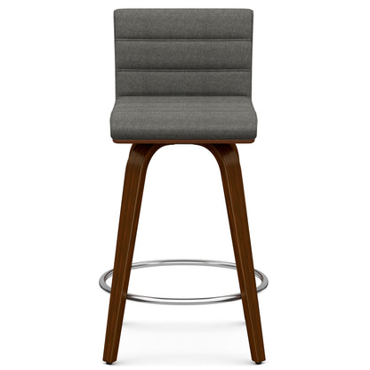 Roland - Swivel Counter Height Stool - Gray