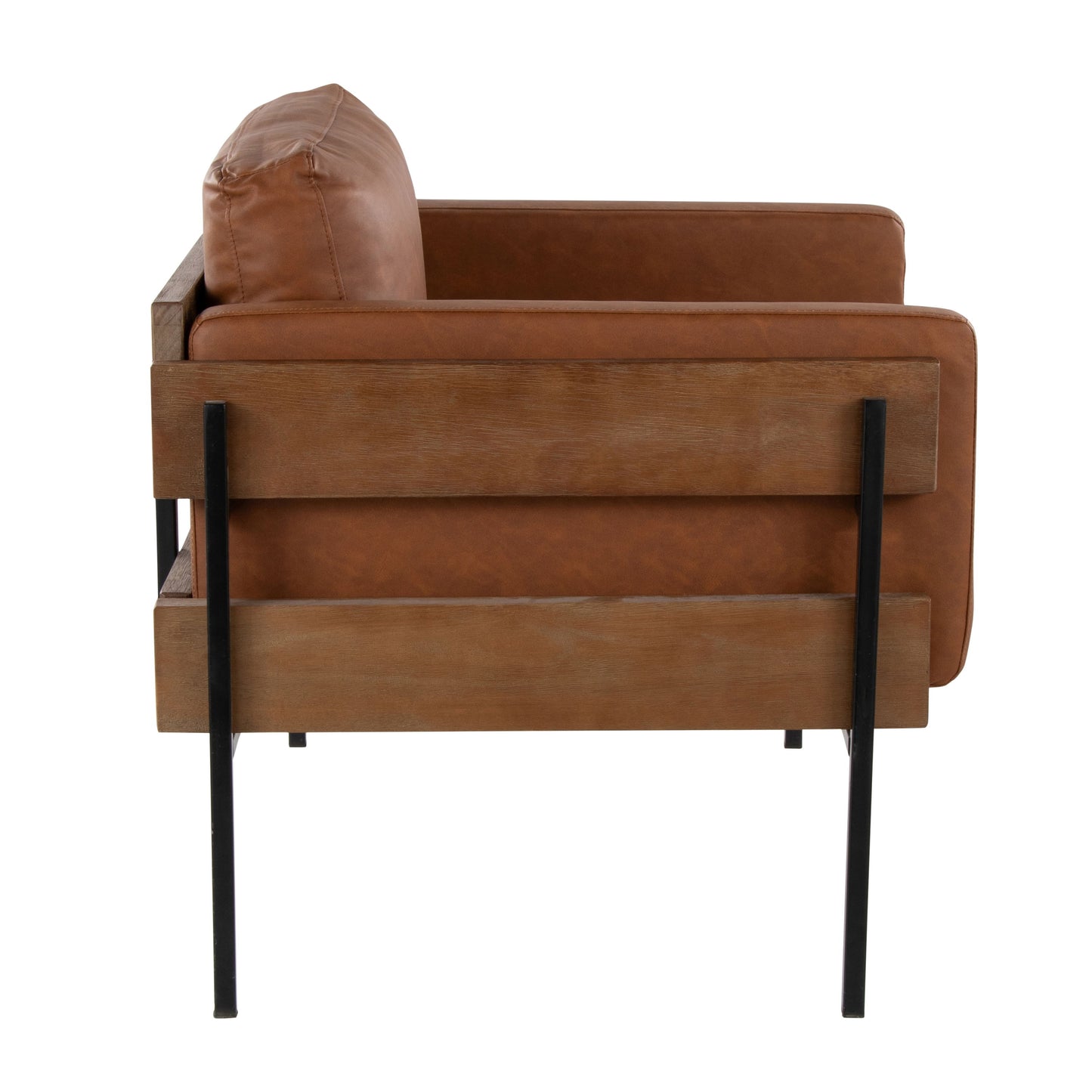 Kari - Farmhouse Chair - Black / Brown / Camel