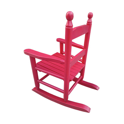 Children's Rocking Chair Indoor Or Outdoor, Suitable For Kids, Durable - Red