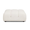 Marcel - Bubble Modular Modern Cocktail Ottoman - Ivory White