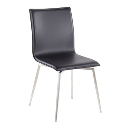 Mason - Contemporary Upholstered Chair (Set of 2) - Black