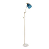 Marcel - Contemporary Floor Lamp - Gold / Blue