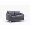 Yuina - Linen Loveseat - Gray